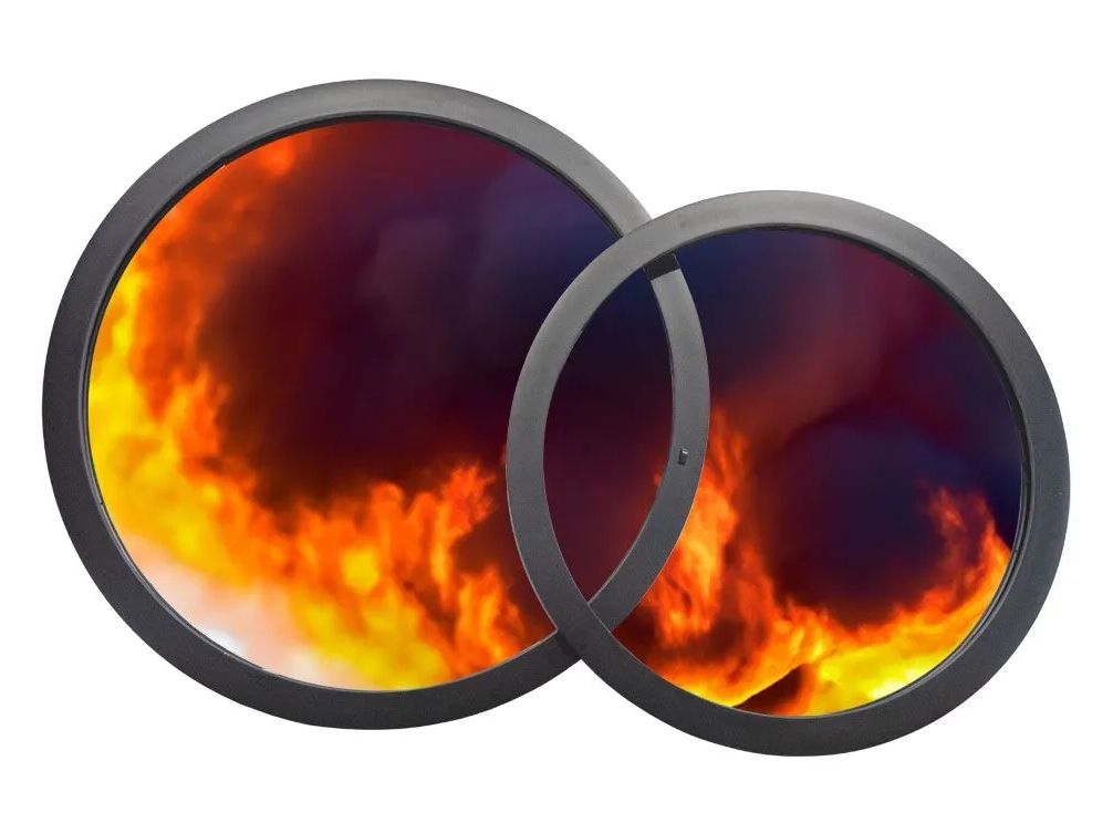 Kreisförmige Festverglasung