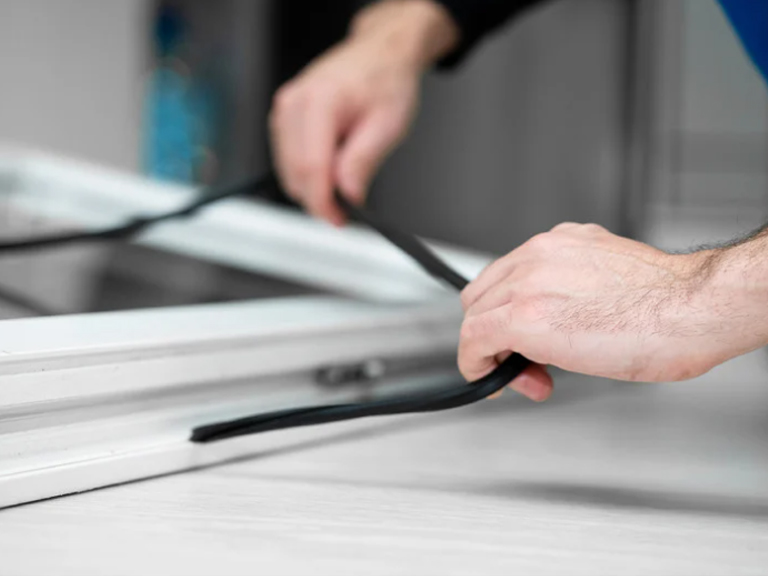 Person fertigt Bauteile bei Foppe + Foppe