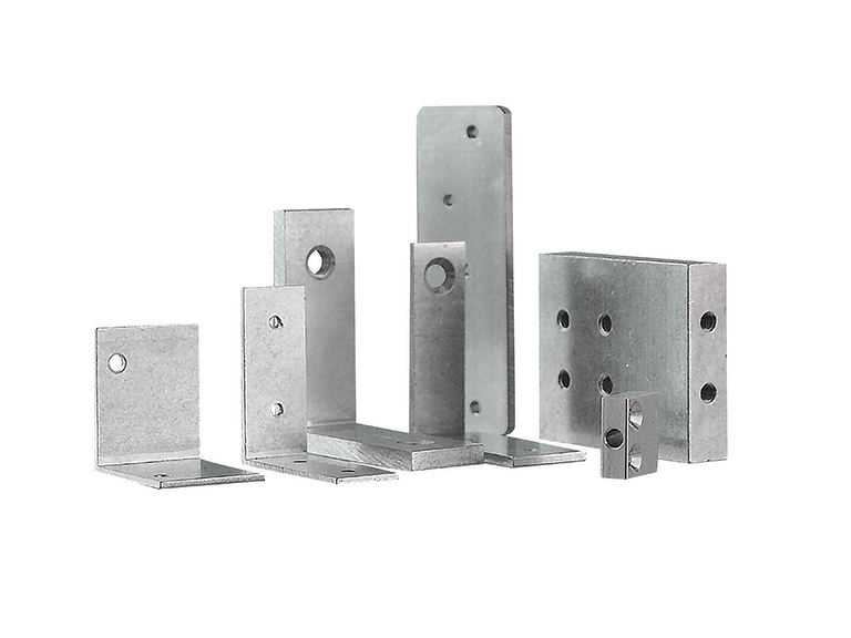 Gruppenfoto einiger Konstruktionsteile von Foppe + Foppe