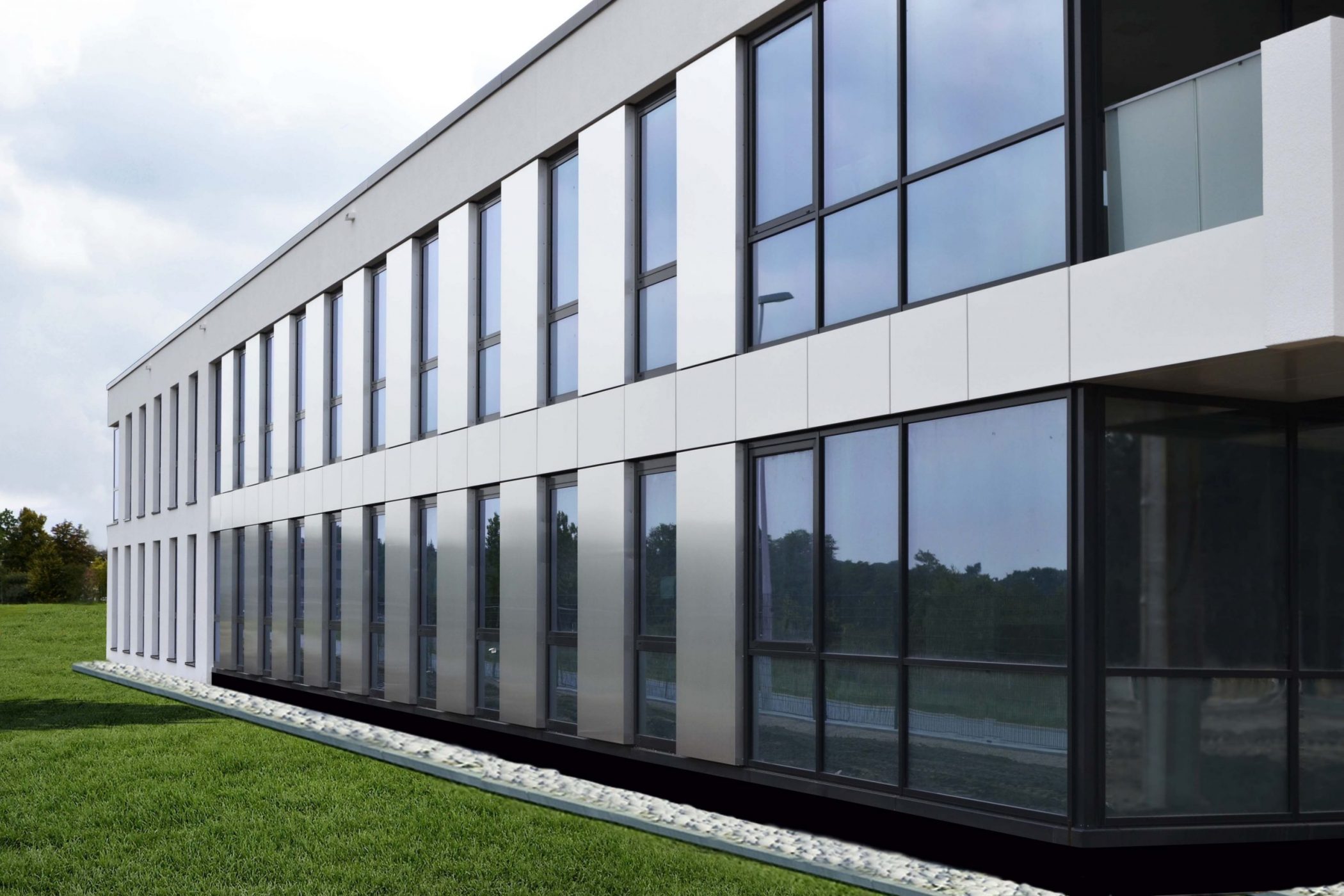 Außenansicht eines Hauses