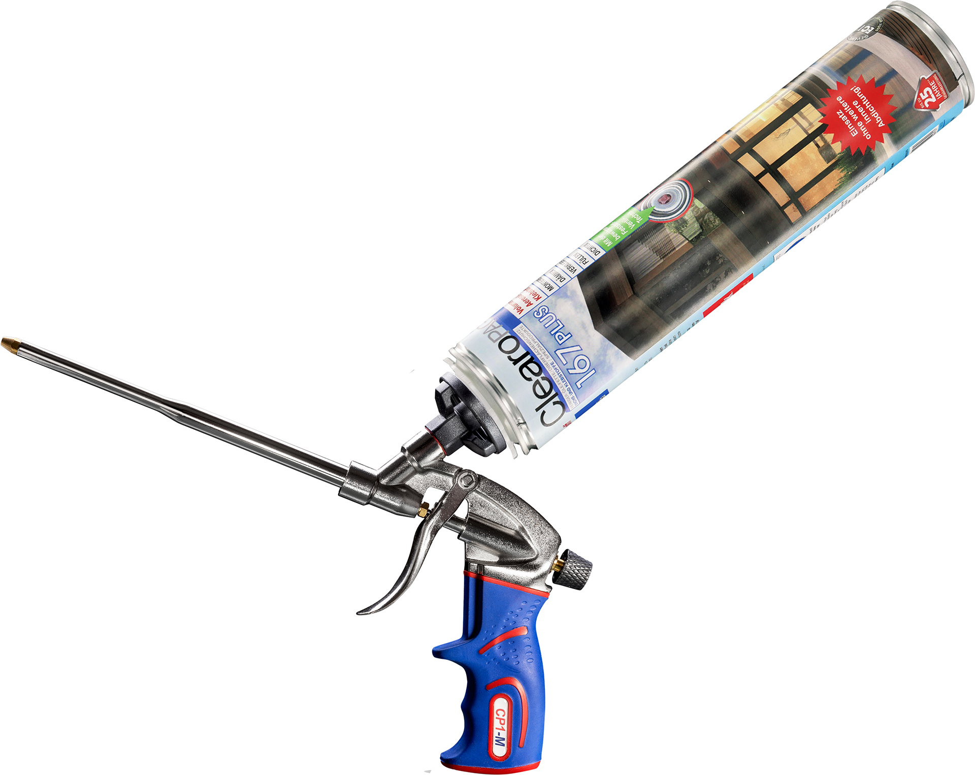 Produktfoto CP1 Pistole mit Schaum