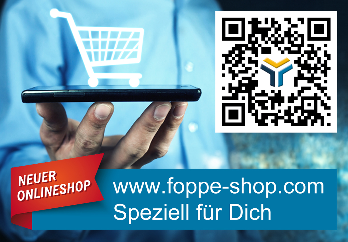 Screenshot Online-Shop von FOPPE + FOPPE