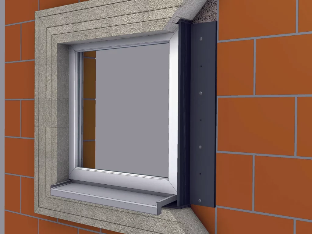 Grafik einer Wärmedämmzarge