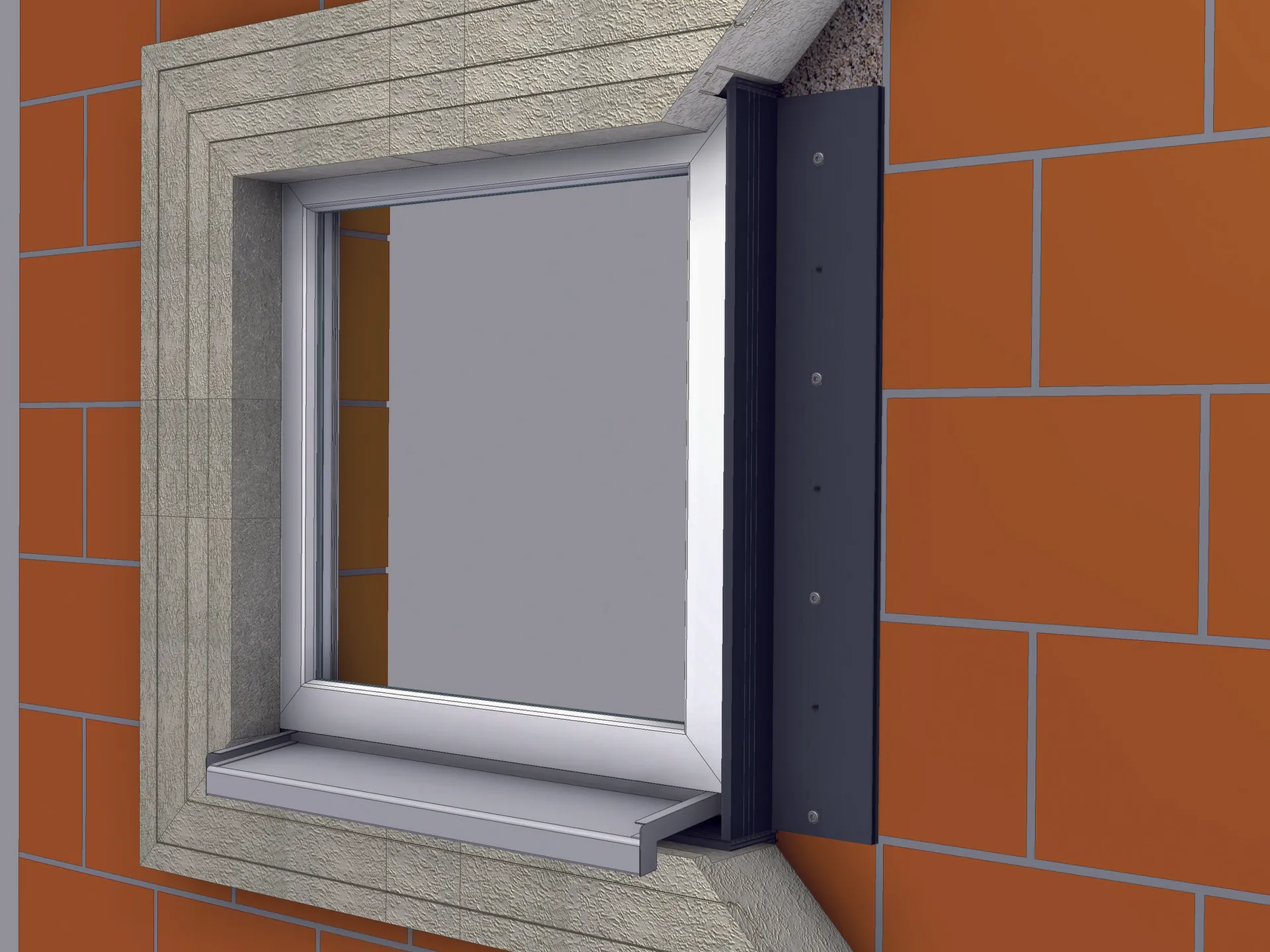 Grafik einer Wärmedämmzarge