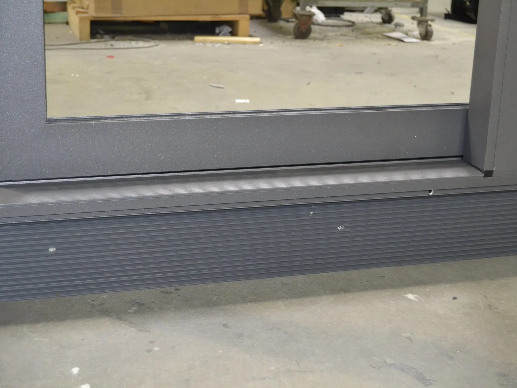 Eine Dämmschwelle für Haustüren