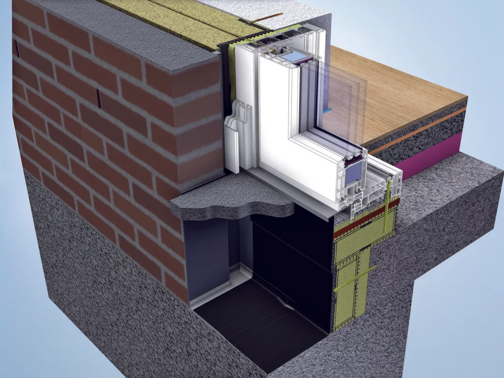 Ansicht einer Schwerlastdämmschwelle SLDS