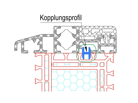 Kopplungsprofil Zeichnung