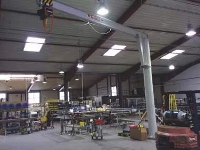 Eine Halle von innen