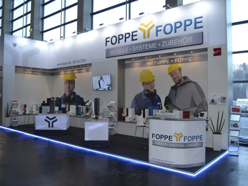 Messestand auf der FENSTERBAU FRONTALE 2022