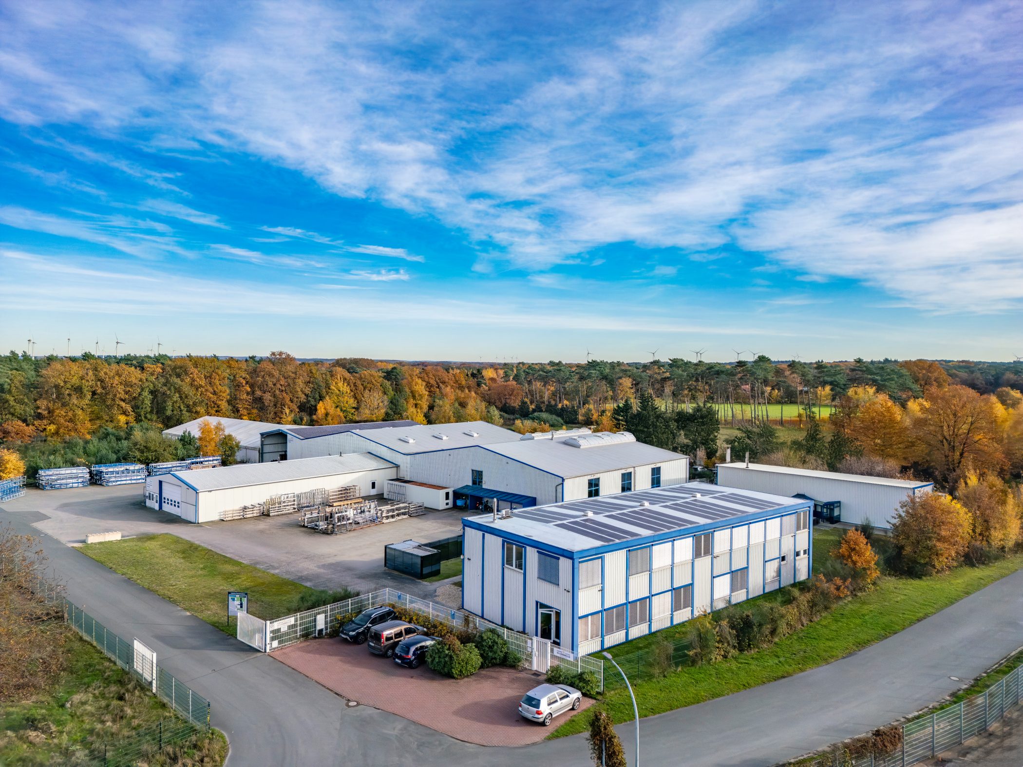 Luftaufnahme von FOPPE + FOPPE Betriebsgelände